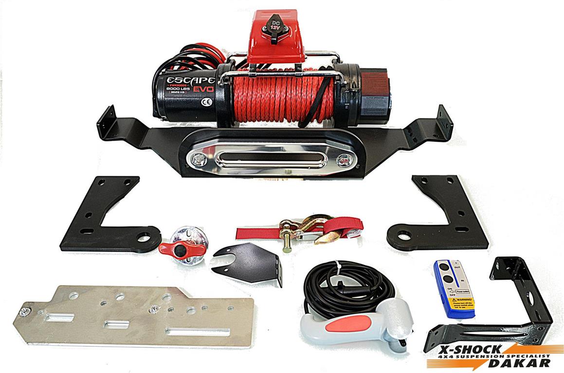 Jimny Zestaw wyciągarka 8000 lbs z płyta Suzuki JIMNY